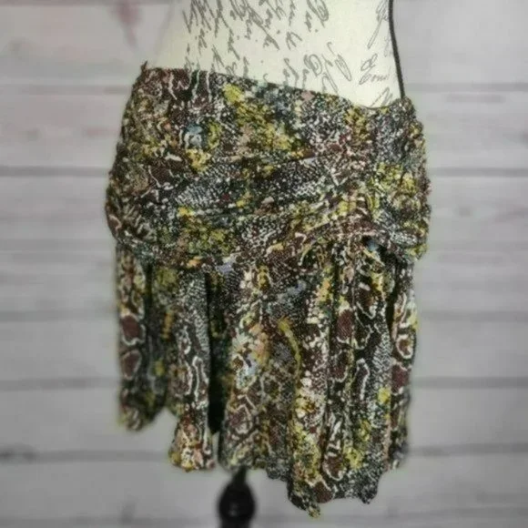 Free People Saturday Sun Mini Skirt -10 - Picture 5 of 7